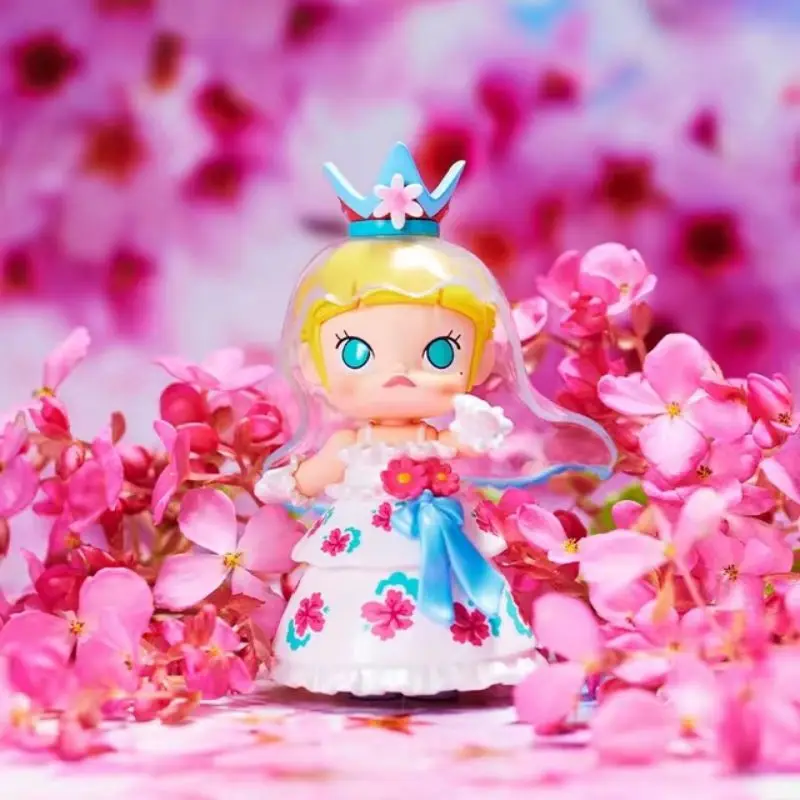 POP MART MOLLY & Mika Ninagawa Flower Dreaming Series  Blind Box Mystery Box Garage Kit Action Figure Cute Toy Jointly