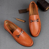 newest men shoes casual light breathable genuine leather shoes men flat men loafers slip on soft moccasins driving shoes summer