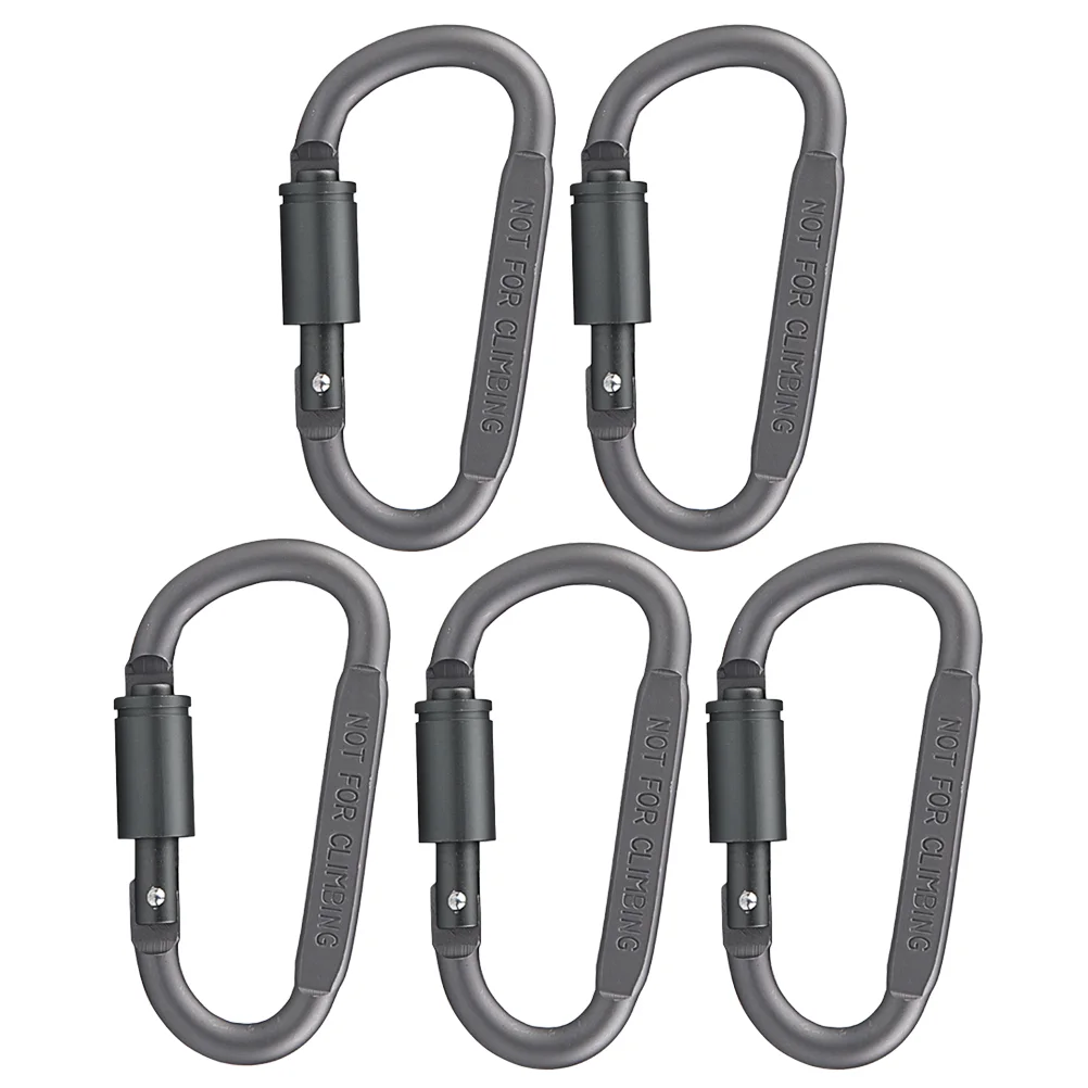 

5 Pcs Multitool Keychain Hiking Carabiner Retractable Carabiners Buckle Clip Travel For keys