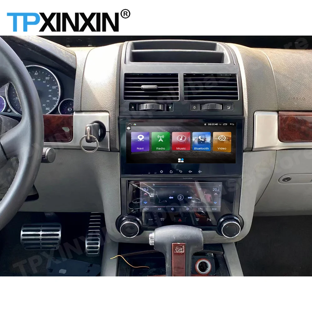 

Контроль кондиционера для VW Touareg 2003 2004 2005 2006 2007 2008 2009 2010 панель переменного тока сенсорный экран панель управления состоянием воздуха