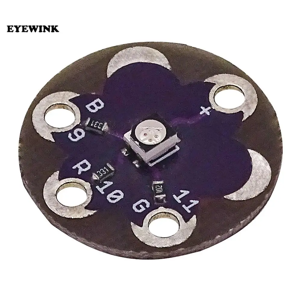 Трехцветный светодиод LilyPad RGB для Arduino