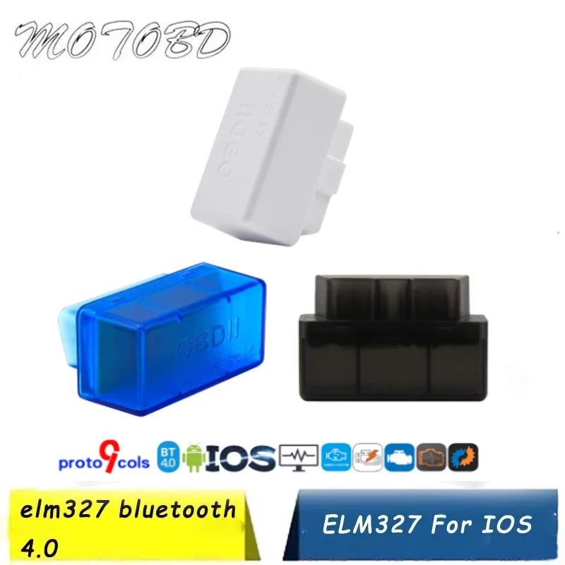 Черный OBD2 V4.0 новейший ELM327 Bluetooth OBDII EOBD-сканер кодов для iOS/ Android/ Windows Автомобильный