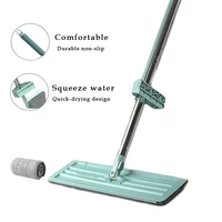 squeeze mop 360 degree rotate hand free washing floor cleaning mop microfiber pads wet dry for home household cleaning tools