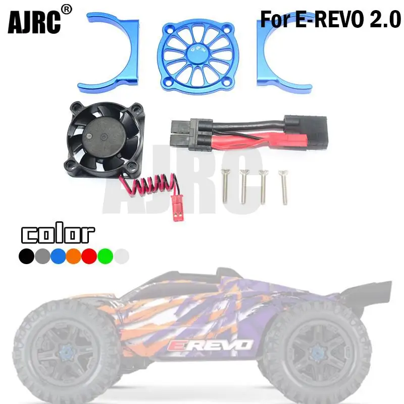 

Remote control car parts Motor Cooling Fan for 1/10 E REVO 2.0 RC Car Part Multi-Color Accessories ER2018FAN
