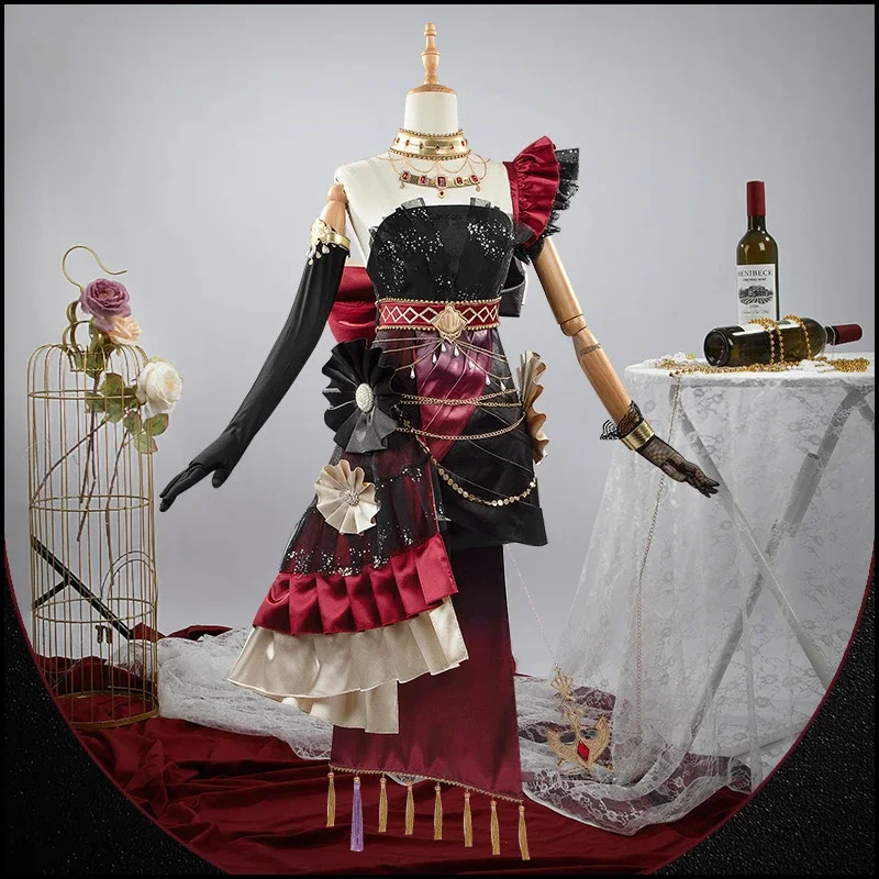 [На заказ] Game Umamusume: Pretty Derby Gold Ship Косплей Костюм Великолепная униформа Платье