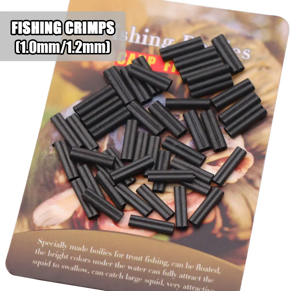

Рыбные принадлежности для карпа 50pcs фишка завинчивает крючок буровой установки Chod, соединяющий орудия лова для соединителя черной втулки с двойной медной трубкой