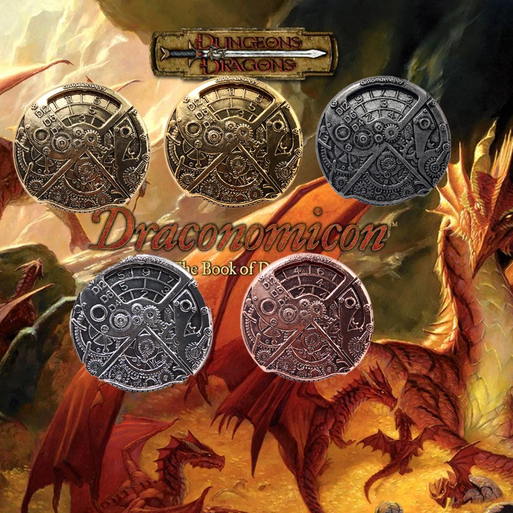 

Classic Creative Retro Rotatable Digital Compass Dragon Table Game Souvenir Collectibles Role Playing Props for Men Jewelry