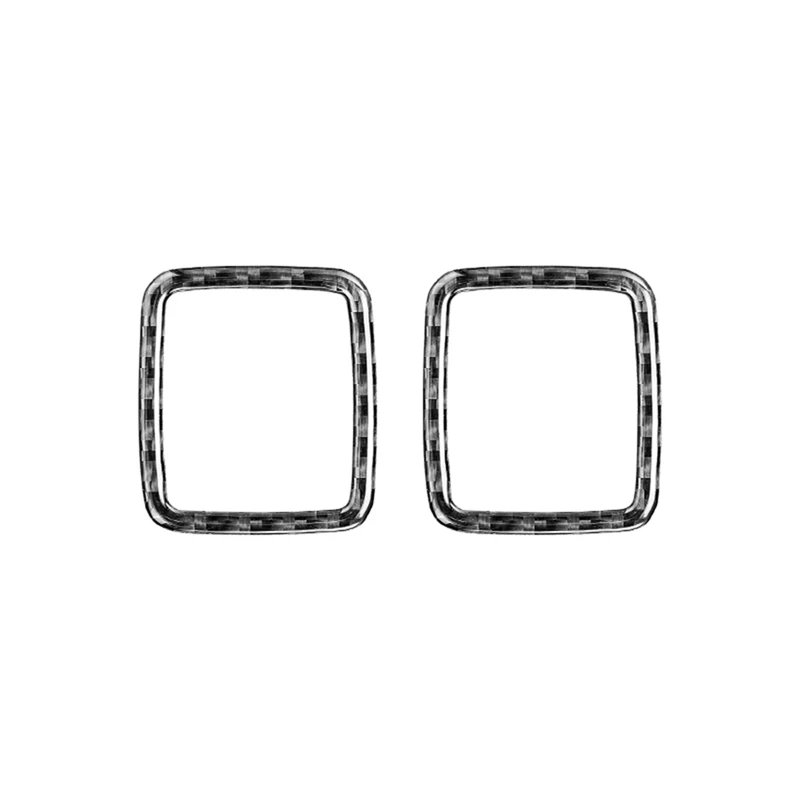 

Rear Side Reading Lights Decorative Sticker Carbon Fiber Frame For Tesla Model Y 2017-2021 Interior Accessories