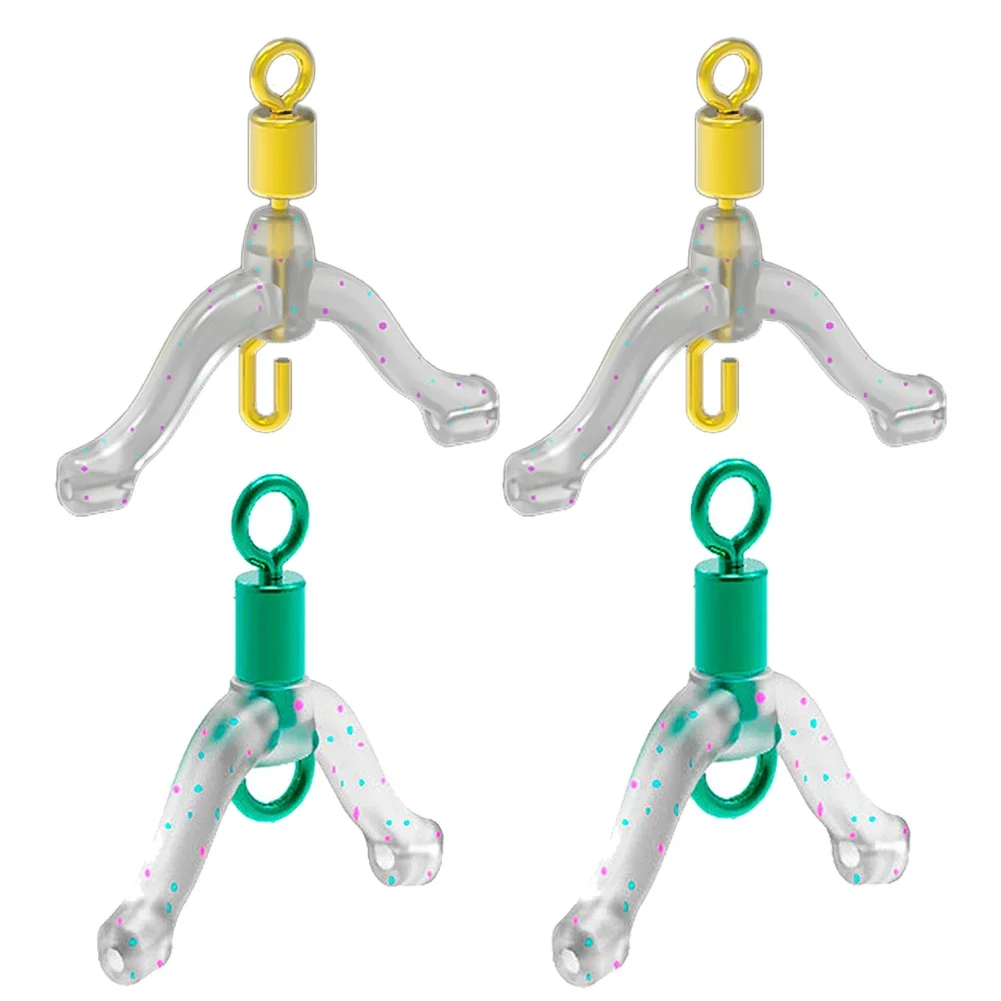 5/10 шт. 8-образное кольцо для космических бобов двойные крючки леска Y-образный