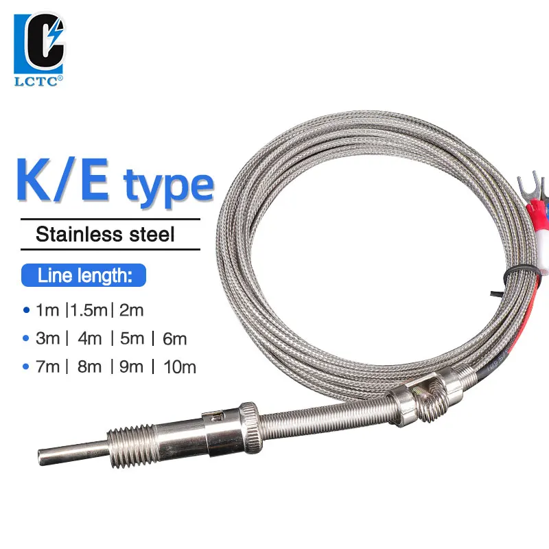 

Compression Spring Thermocouple K E Type Fast Temperature Sensor High Temperature Sensing Needle