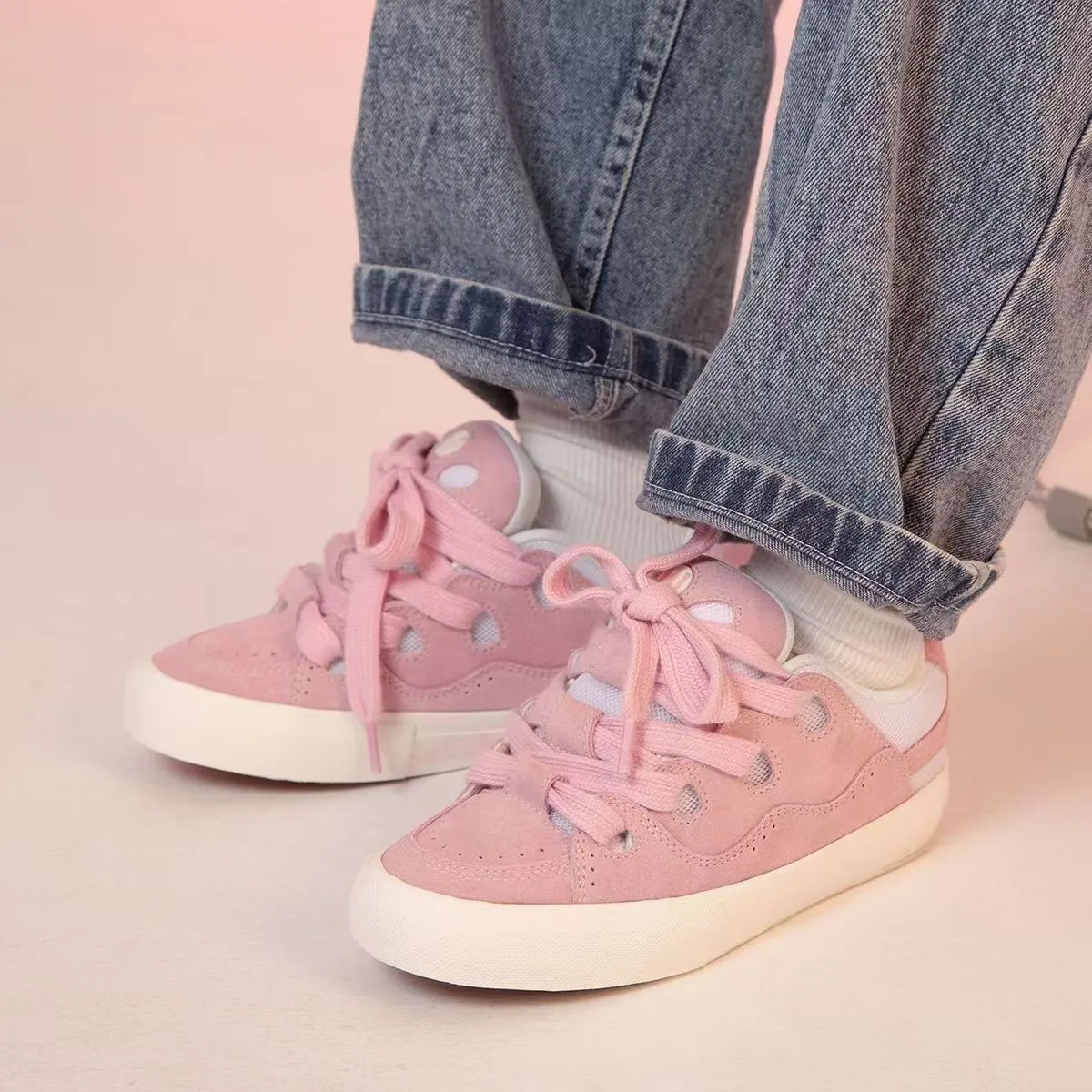 Женские кроссовки для скейтборда универсальные удобные с низким верхом