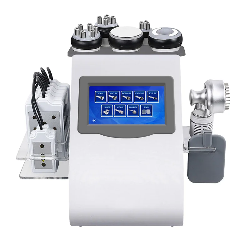 

New Arrival 9 In 1 40K Kim 8 Ultrasonic Cavitation Vacuum RF Cellulite Reduction Lipo Laser Slimming Machine With EMS Patch