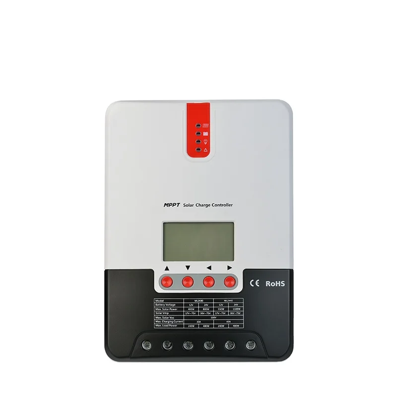

2023 Hot Sale High Quality Solar ML2440 PV Inverters 12v 24v 40A Mppt Charge Controller