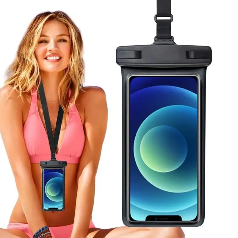 

Phone Water Protector Pouch Mobile Phone Case Dry Pouch Waterproof Clear Waterproof Phone Pouch For Raining Fishing Kayaking