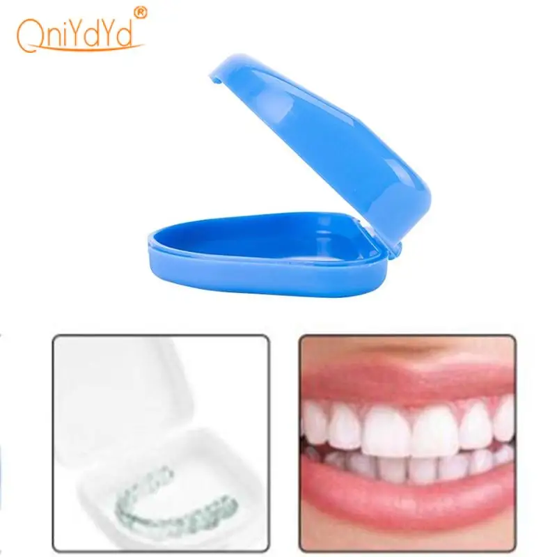 

1pc Denture storage box case dental false teeth appliance container storage box