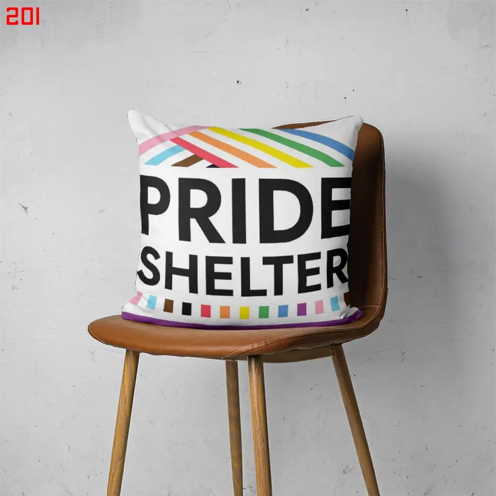 

PRIDE MONTH 00201 Customizable Bedroom Bed Sofa Hotel Car Lumbar Pillow Fashion Decorative Cover
