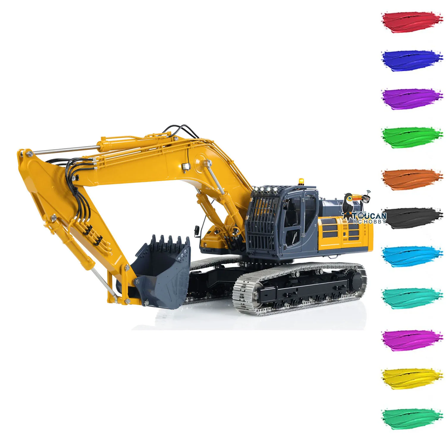 LESU SK500 1/14 металлический гидравлический радиоуправляемый экскаватор RTR с