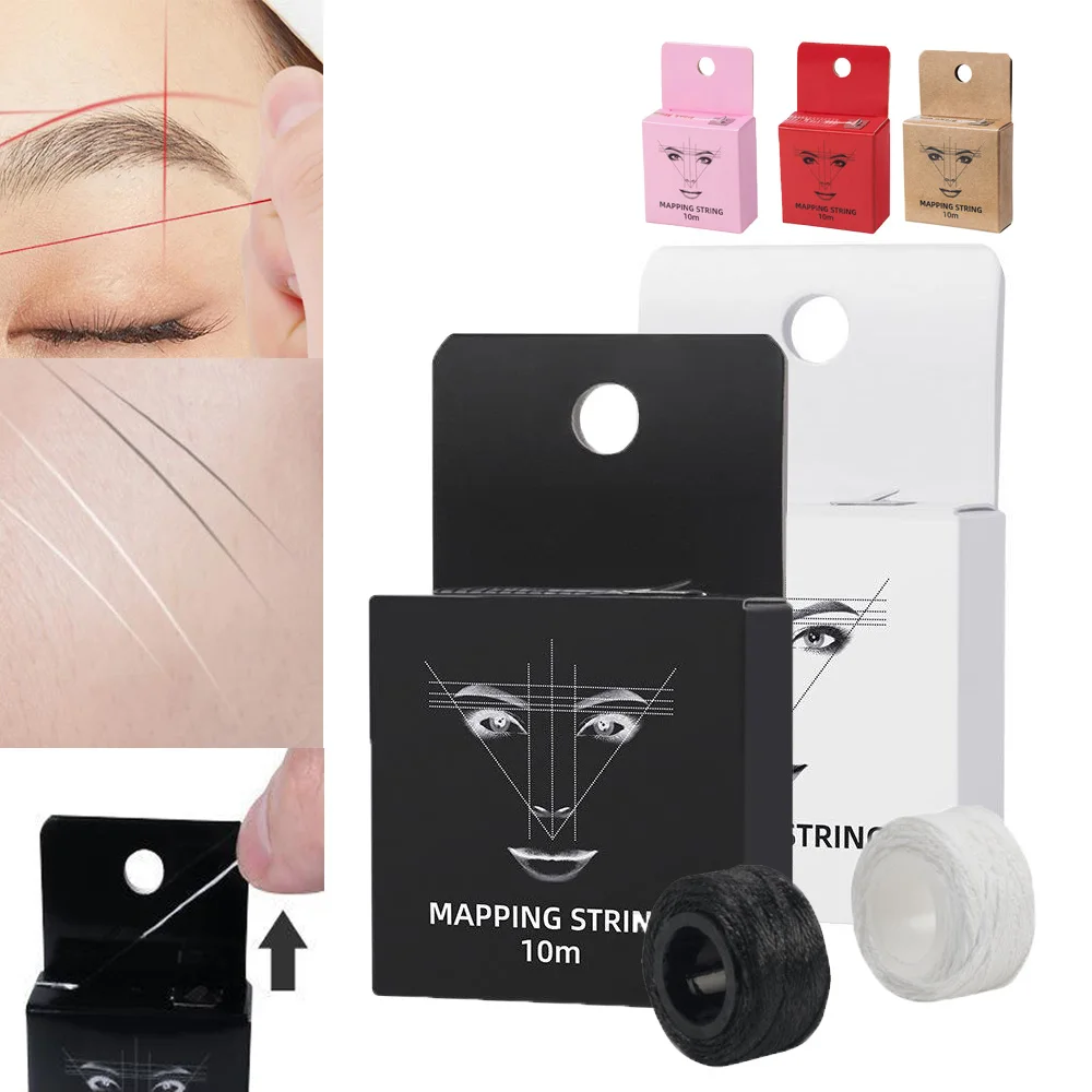 

Mapping Pre-ink String for Microblading Eyebow Make Up Dyeing Liners Thread Semi Permanent Positioning Eyebrow Measuring Tool