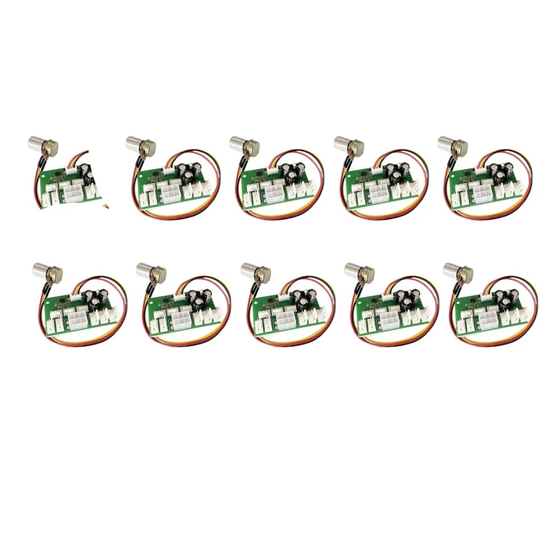 

10Pcs Computer Case Miner Fan Speed Controller 8-Channel Fan Hub PWM High-Power Violent Fan Controller