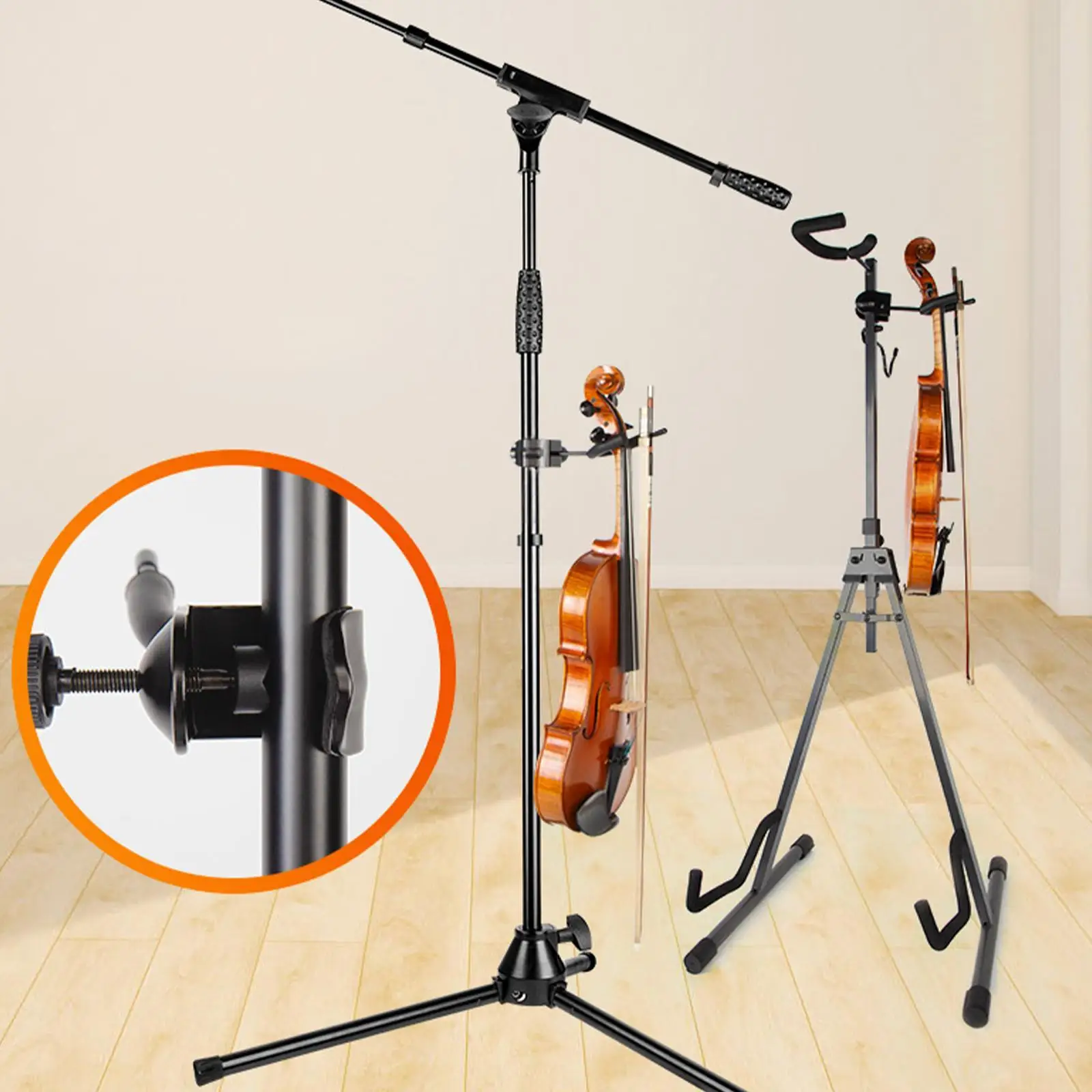 Настенное крепление для гитары подставка бас-гитары с автоматическим замком