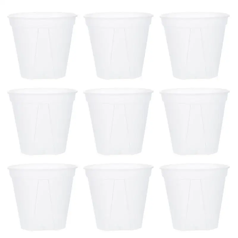 

10 шт., пластиковые горшки для рассады растений