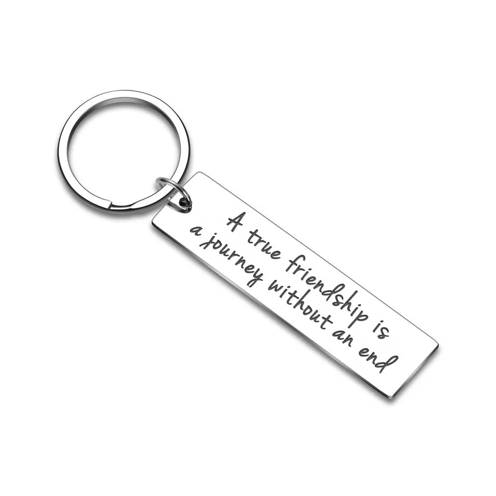 

Friendship Keychain Brithday Gifts for Women Men Best Friend Keychain for Teen Girls Long Distance Relationships Graduation Gift