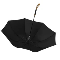 windproof manual umbrella cane man parasol big long handle umbrella golf antirain coating sunshades sombrillas gift for man
