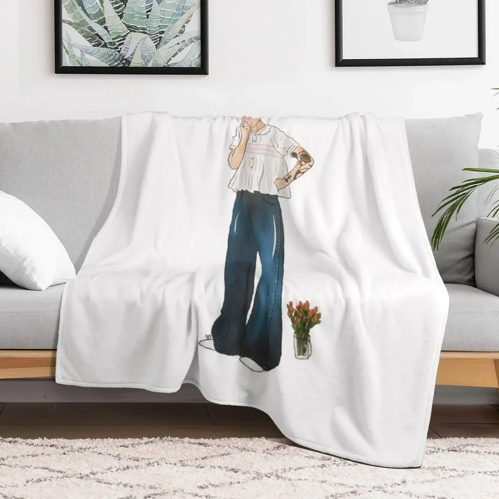 Одеяло Harry's House Декоративное одеяло из фланелевой ткани Летние одеяла и