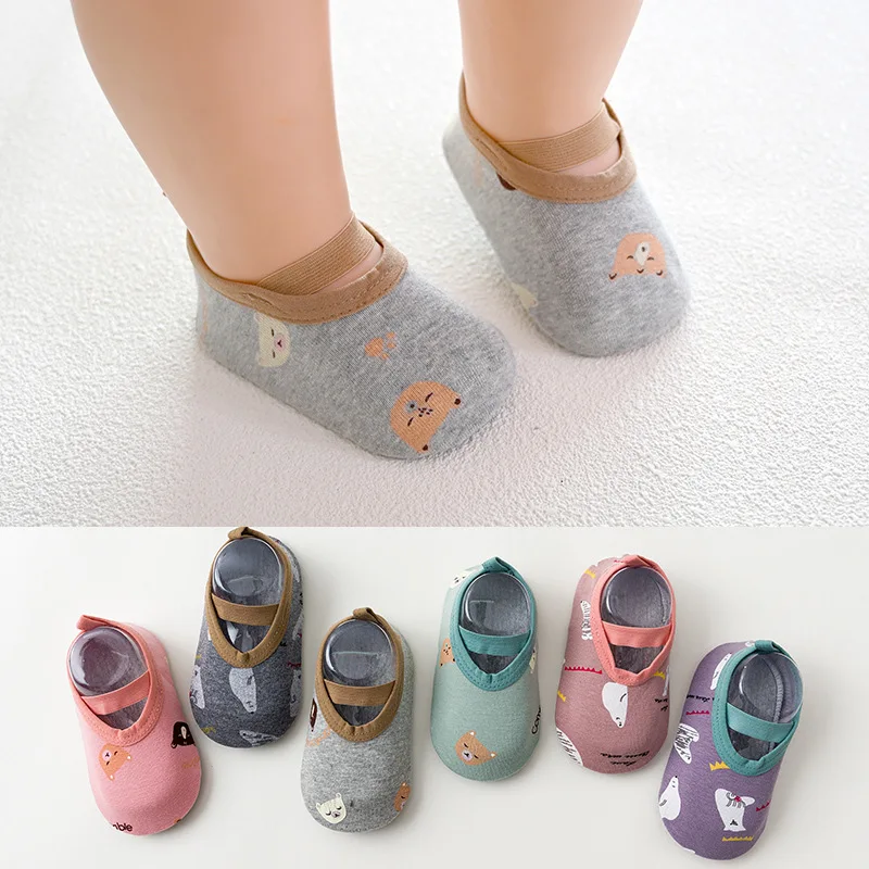 

Baby Baby Sokken Voor 0-2Year Meisje Katoenen Mesh Anti-Slip Lijm Ballet Schoenen Vloer Sokken Pasgeboren Peuter Sokken Kleding