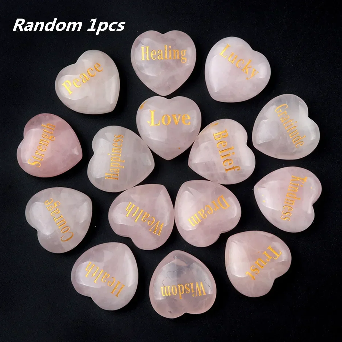 

Розовый кварц украшение сердце 30 мм