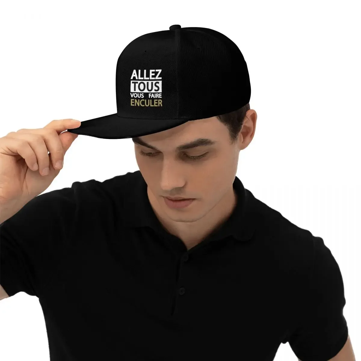 Фото Jean Marie Bigard-ALLER TOUS VOUS FAIRE ENCULER Активные бейсболки Кепки Snapback Повседневная кепка Бейсбольная кепка в стиле хип-хоп Casquette №1