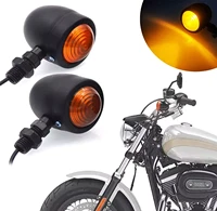 motorcycle turn signals led blinker indicator lights amber lamp light for sportster bobber harley kawasaki