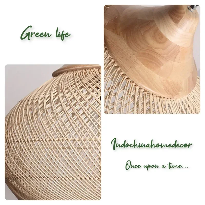 Винтажная плетеная лампа Wabi Sabi ручной работы украшение для отеля дома чайной