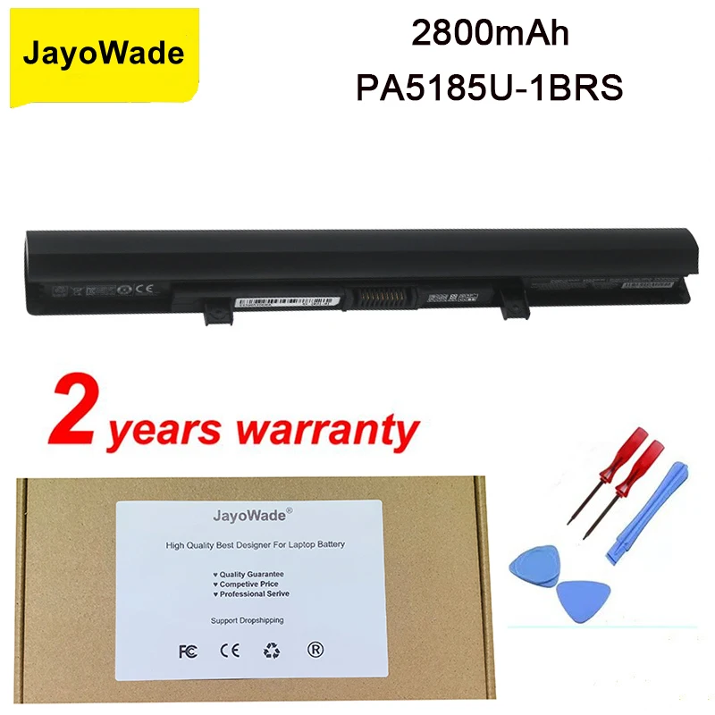 

JayoWade New PA5185U PA5185U-1BRS Laptop Battery For Toshiba Satellite L50-B C55-B5200 C50-B-14D L55-B5267 C50-B-17K C55-A-1D5