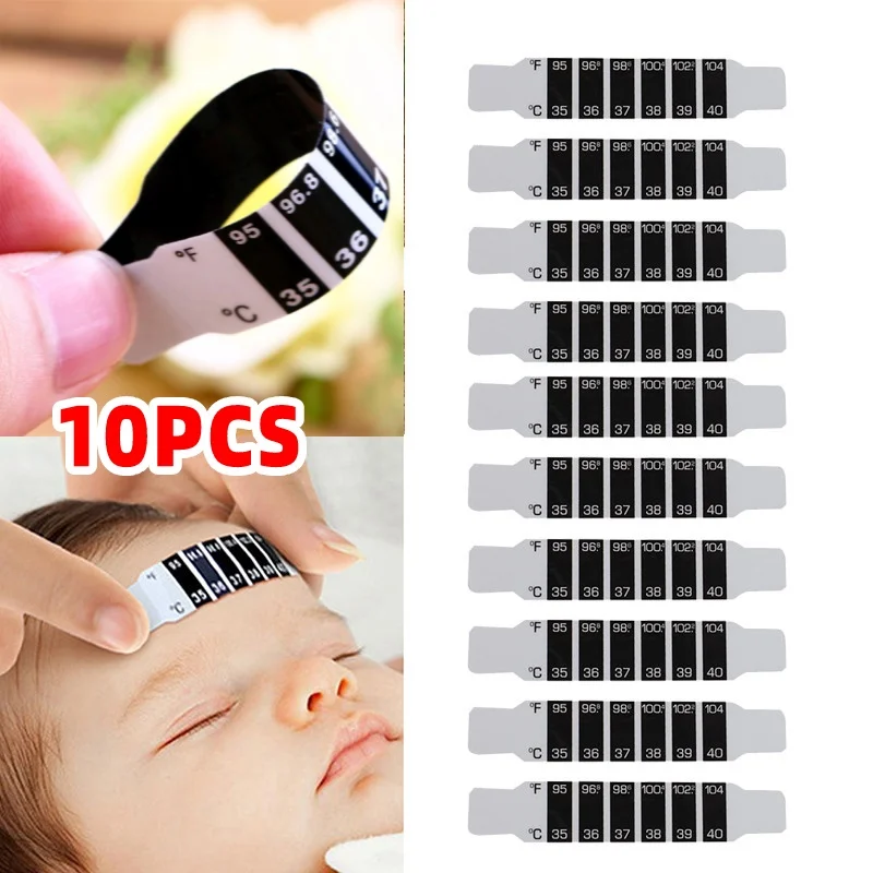 

Household Baby Thermometer Reusable Infant Child Flexible Toddler Forehead LCD Temperature Sticker Monitors Scan Fever Test Tool