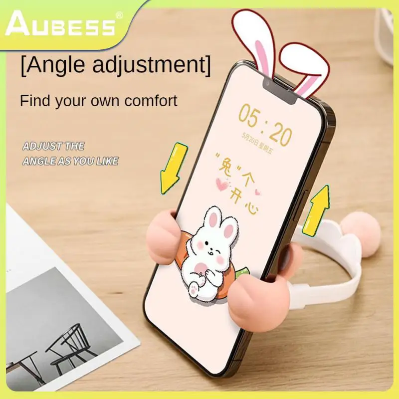 

Tprabs Material Cute Cartoon Prevent Slipping Non Occupying Space Bracket Warm And Glossy Feel Happy Drama Chasing Pinkycolor