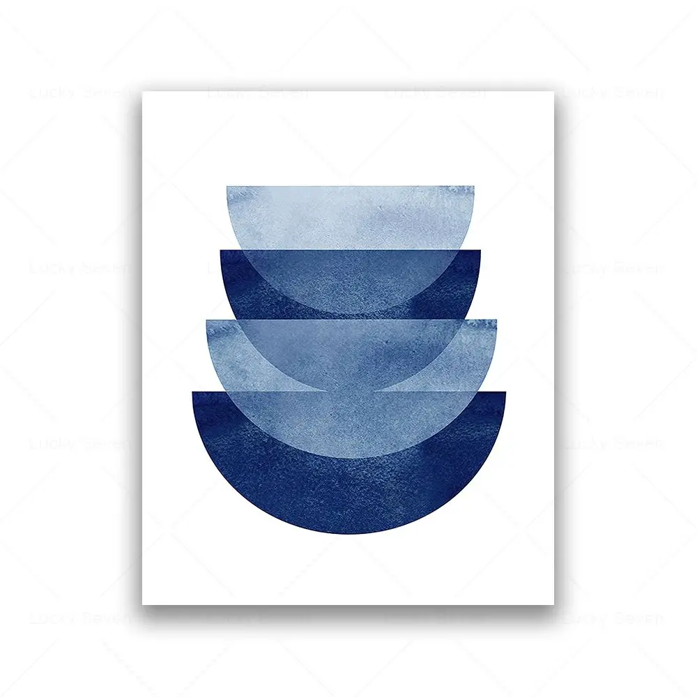 

Абстрактная картина на холсте, темно-синий, современный стиль