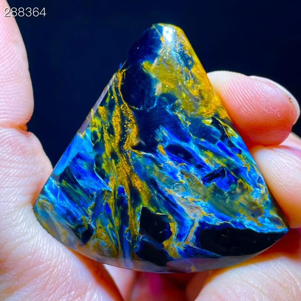 

Natural Blue Pietersite Chatoyant Pendant 36.6/36.8/8mm Namibia PIetersite Women Men Cat Eye Pietersite Jewelry AAAAAA
