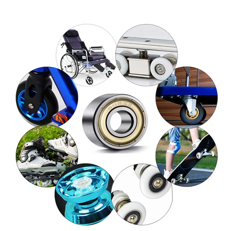 Двойной щит Миниатюрный подшипник из высокоуглеродистой стали сталь 608zz 623zz 624zz