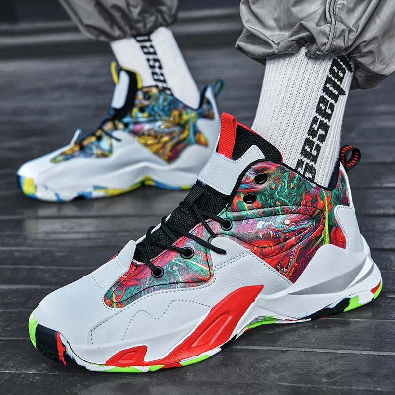 

Men Running Sneakers 2022 Summer Fashion Street Cushioning Trainers Male Sport Gym Zapatillas Hombre Tenis Masculino