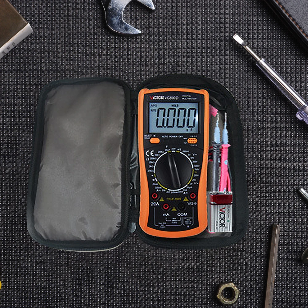 

Multimeter Storage Bag 600D Oxford Cloth Toolkit Pouch Tool Protective Bag Shockproof Soft Case for Repair Tools