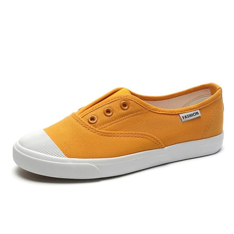 Кеды женские холщовые низкие кроссовки без застежки плоская подошва