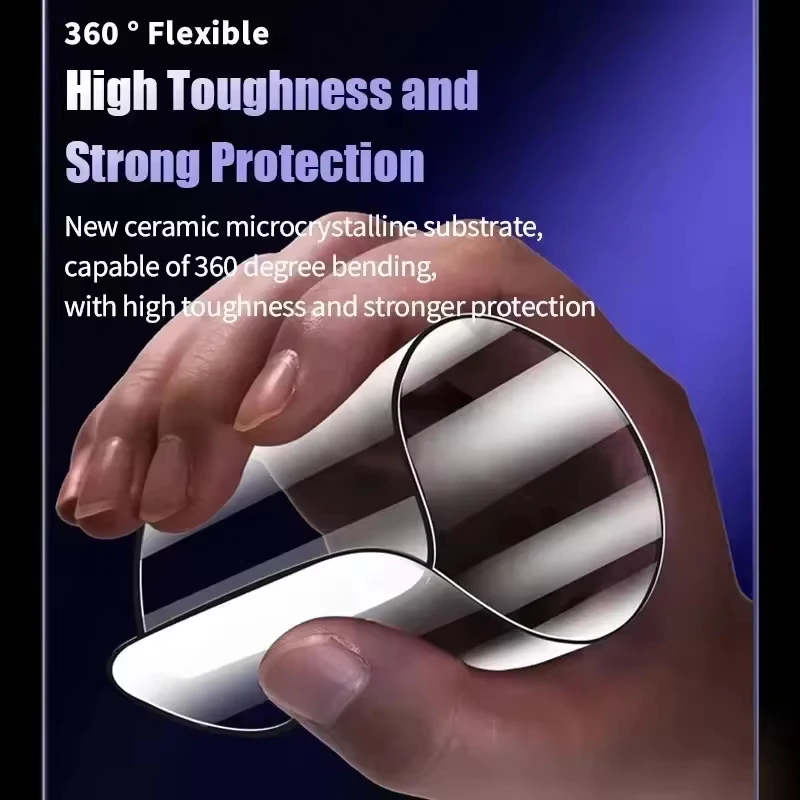1-5PCS Matte Ceramic For iPhone 16 Pro Max iPhone 15 14 13 12 11 Pro Max Pro Plus 6 7 8 Plus SE 2020 Privacy Screen Protectors