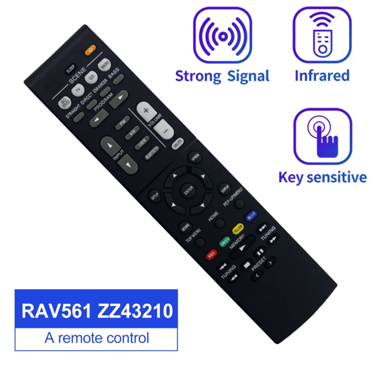 RAV561 ZZ43210 Пульт дистанционного управления для приемника домашнего кинотеатра Yamaha