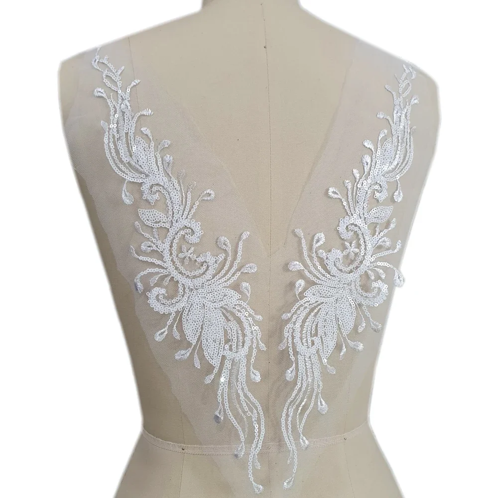 1 пара блесток пришивные 3D кружевные стразы африканские нигерийские нашивки для