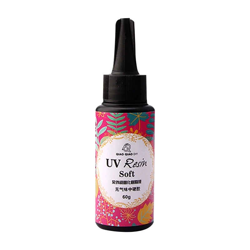 E0BF UV Resin  Crystal Clear Epoxy Resin Jewelry Making Middle Hard Glues for mobile phone for shell Handmade Crafts Proj