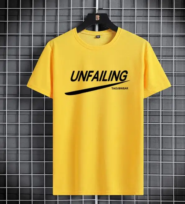 

New Men's Short-Sleeve Letters Pattern Round-collar Slim Casual T-Shirt ABD145