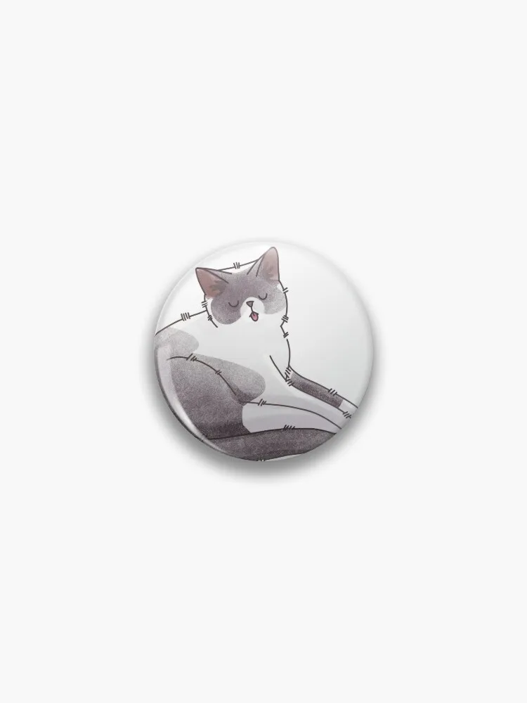 

Sleepy point cat Pin Buttons Brooches Pin Jewelry Accessory Customize Brooch Fashion Lapel Badges