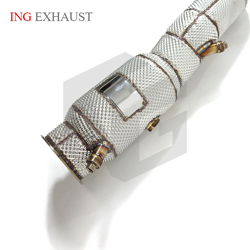 Труба выхлопной трубы ING Performance Cat ss304 труба насадки для Porsche 718 2 5 t 18up CAYMAN GTS сопло