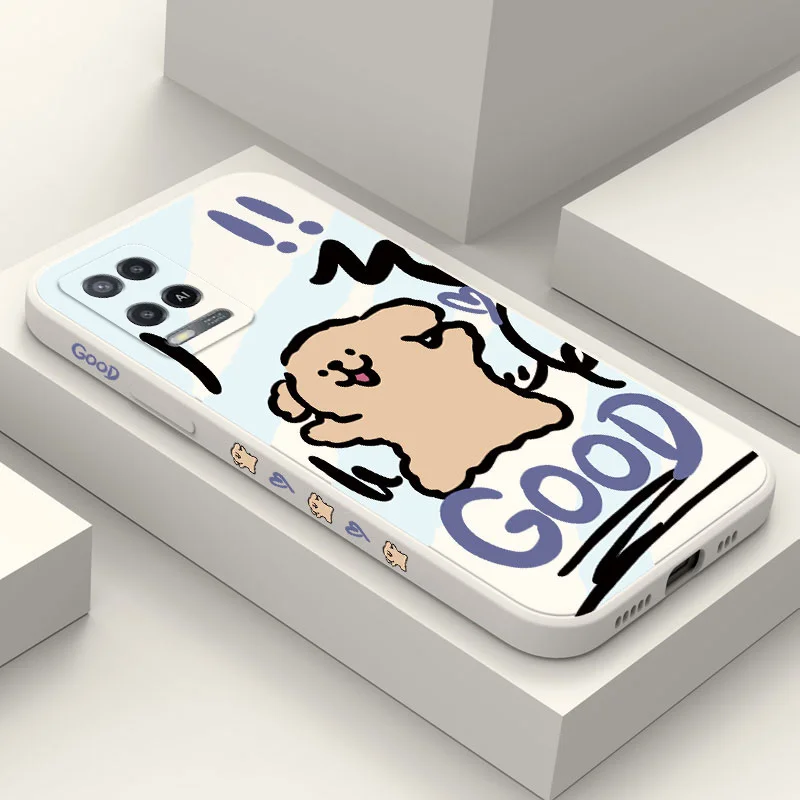

Happy Puppy Case For OPPO A54 A74 A55 A57 A77 A78 A96 A76 A16 A15 A95 A94 A83 A53 A72 A52 A9 A5 A12 A31 2020 S 4G 5G Cover